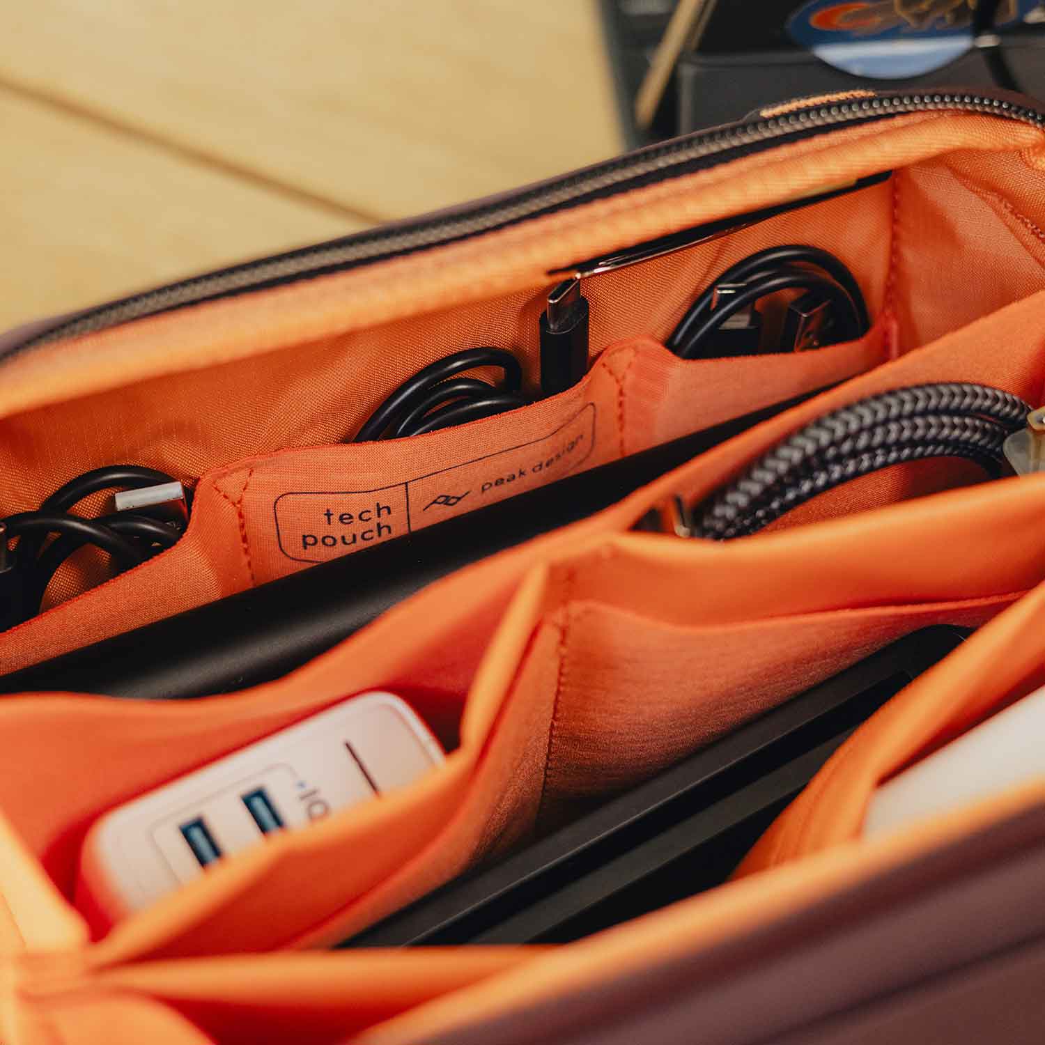 Peak Design Tech Pouch - Organizer-Tasche für Zubehör – Detailansicht