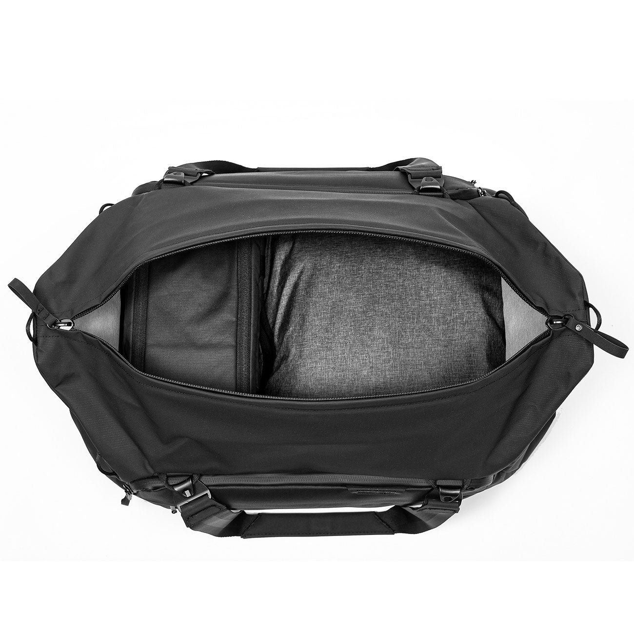 Peak Design Travel Duffel 35 Liter – Schwarz einfache und gross zu oeffnen