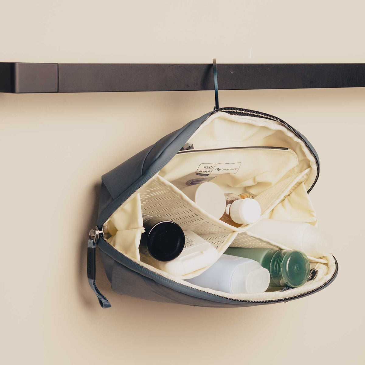 Peak Design Wash Pouch Small – Zum Aufhängen klein ocean blau