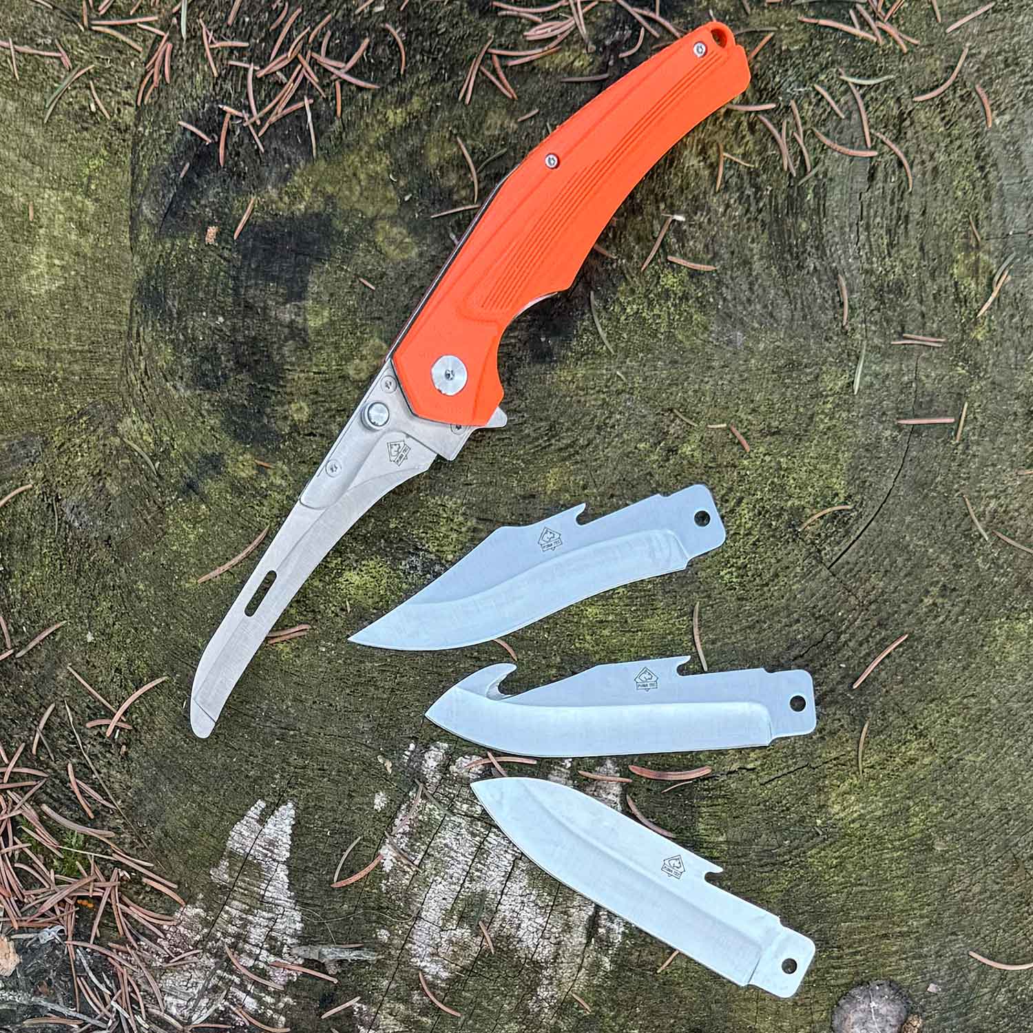 Puma TEC Folding System Taschenmesser mit Wechselklingen – Klinge und Schneide