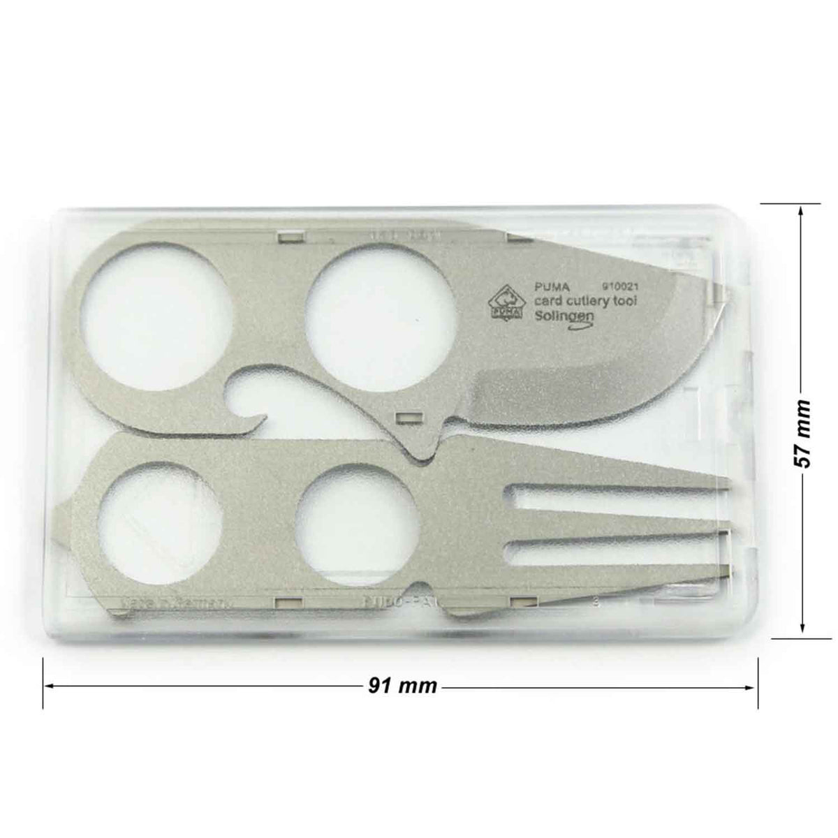Puma Card Cutlery Tool – 4-in-1-Reisebesteck für Minimalisten – Campingbesteck Reise trip picknick scheckkarte