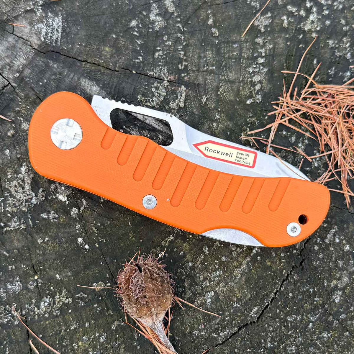PUMA IP Jagdtaschenmesser orange I – 440A Klinge, G10 Griff und Backlock