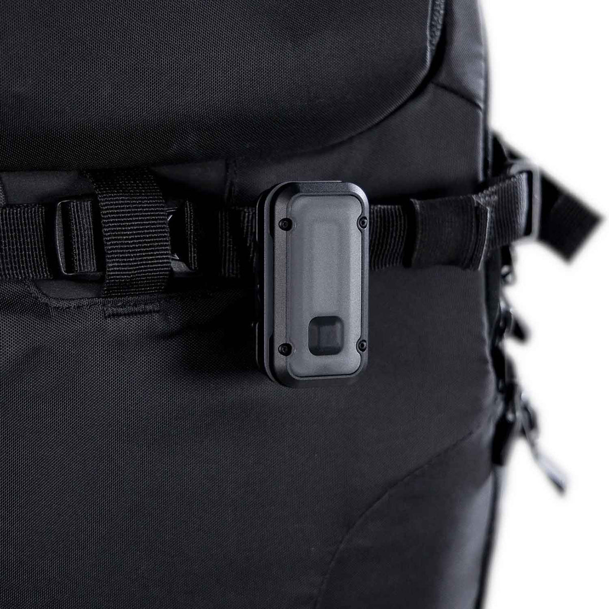 Lupine Rotlicht Pro Backpack Mount – Sicherer Rucksackhalter mit Clip – Detailansicht