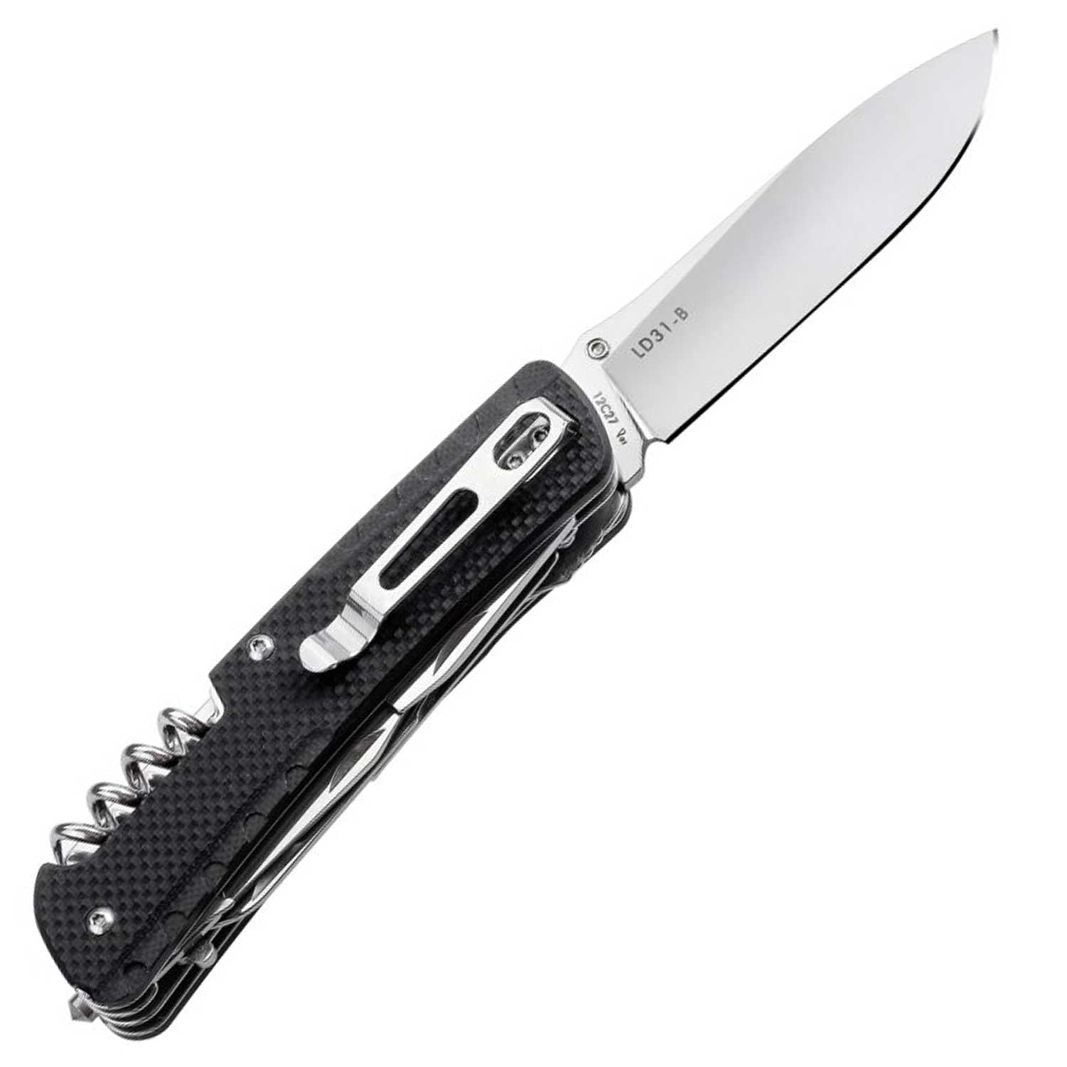 Ruike Trekker LD31 Black – Multitool Taschenmesser mit 15 Funktionen – Detailansicht