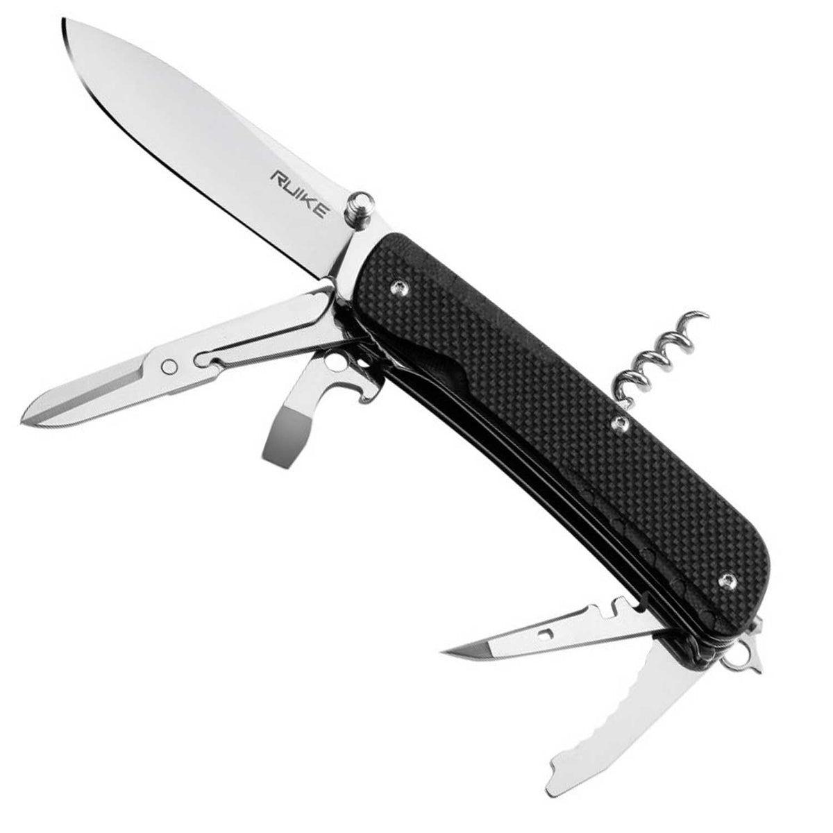 Ruike Trekker LD31 Black – Multitool Taschenmesser mit 15 Funktionen