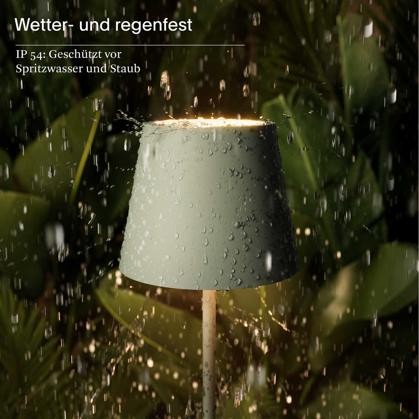 Sigor Nuindie – Salbeigruen lampen wetterfest