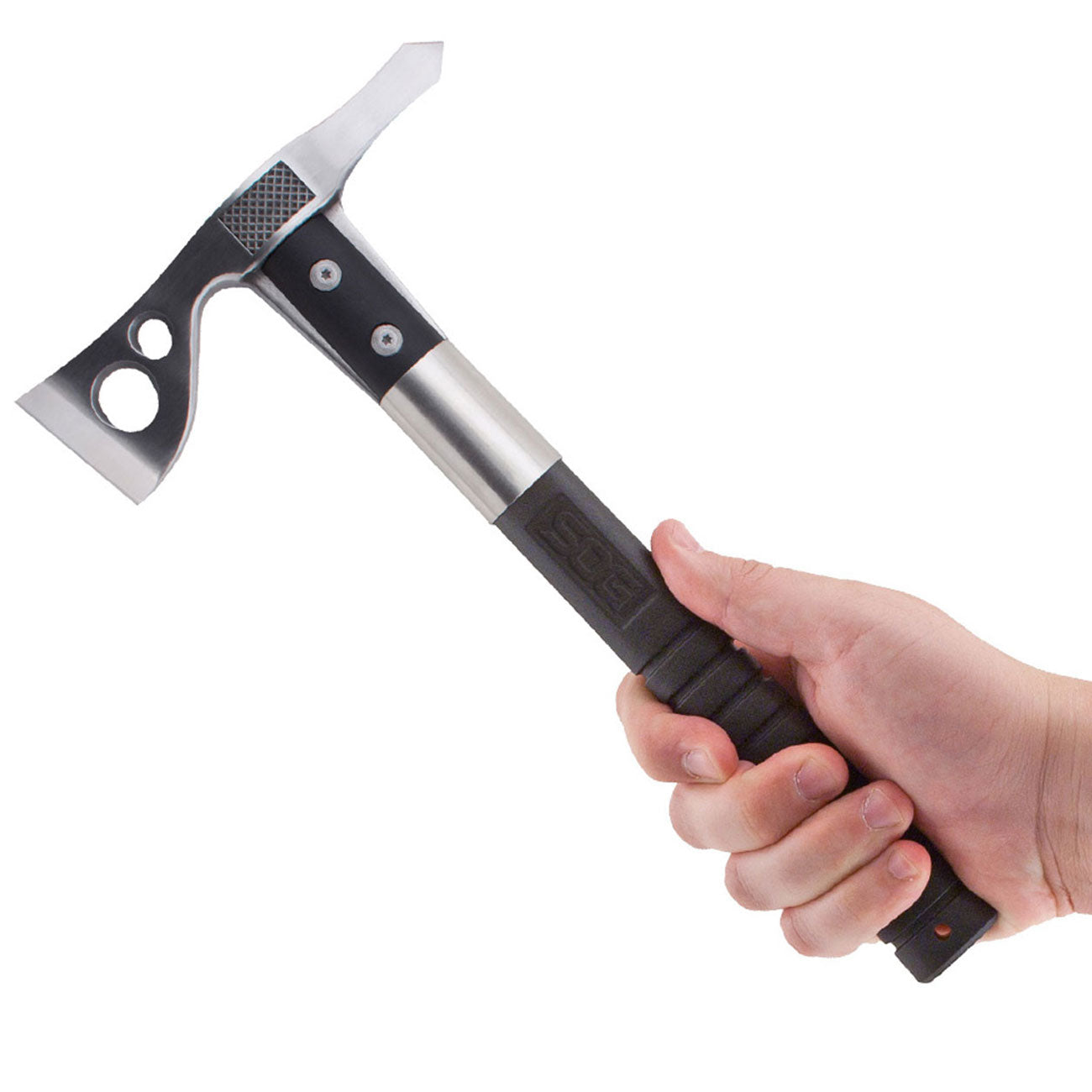 SOG FastHawk Axt – Kompaktes Tomahawk mit robuster Cordurascheide – Detailansicht