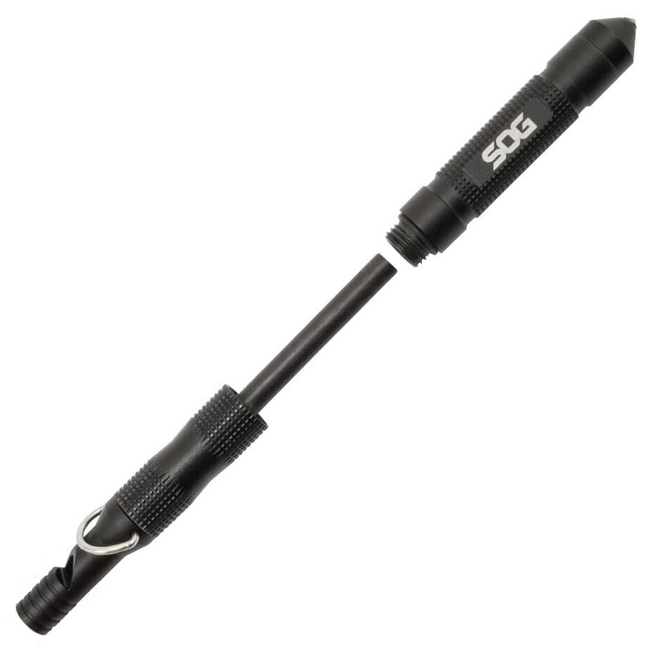 SOG Flint – Kompaktes Survival Tool mit Feuerstarter & Signalpfeife – Detailansicht