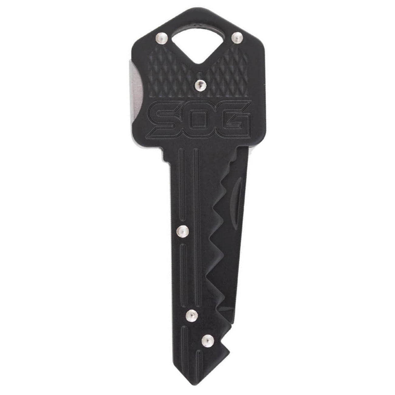 SOG Key Knife Schlüsselanhänger - Mini Taschenmesser im Schlüsselformat in 2 Farben – Detailansicht