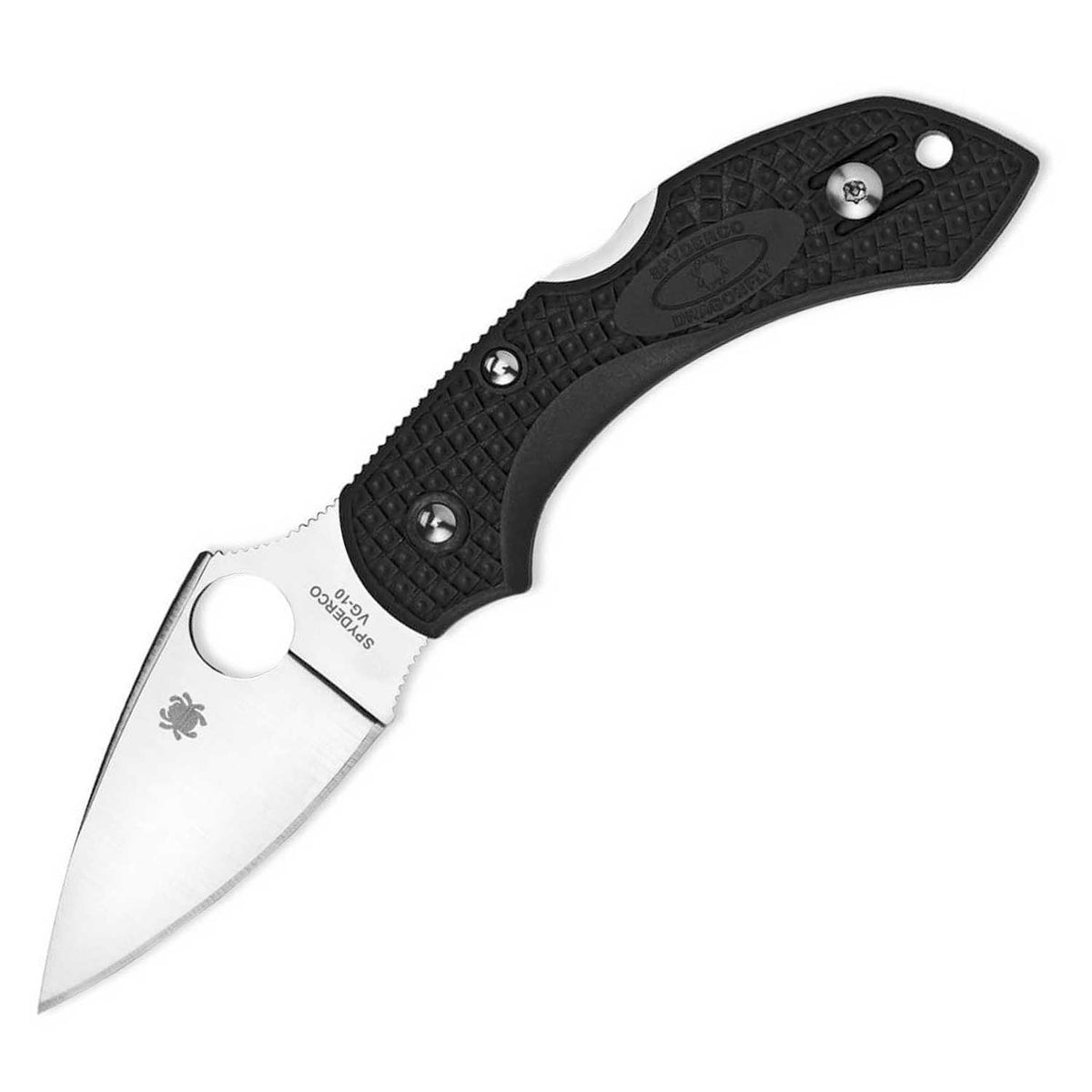 Spyderco Dragonfly 2 Lightweight Black Plain – Taschenmesser mit VG-10 Klinge
