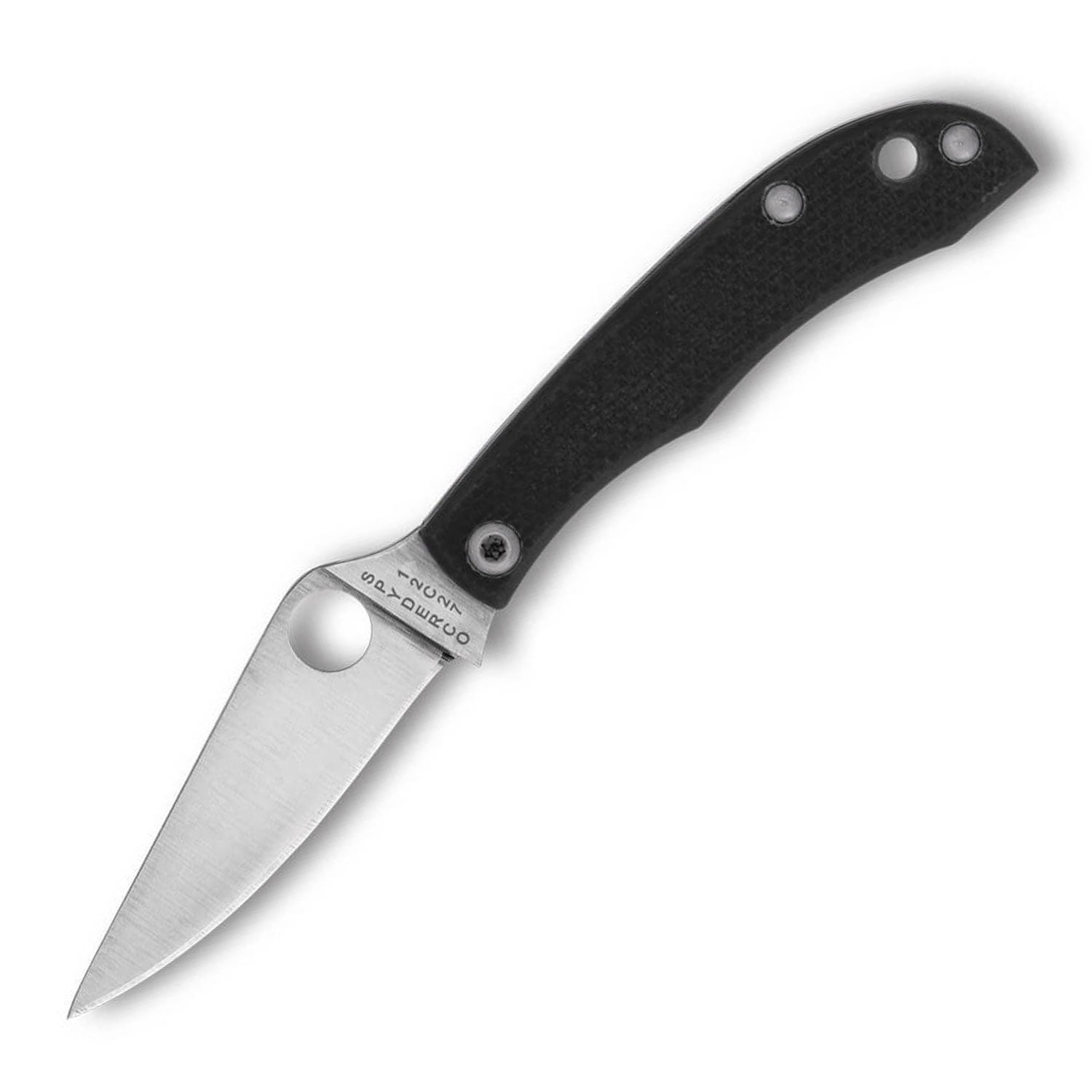 Spyderco Honeybee G10 Plain Edge – Mini-Taschenmesser mit Edelstahlklinge