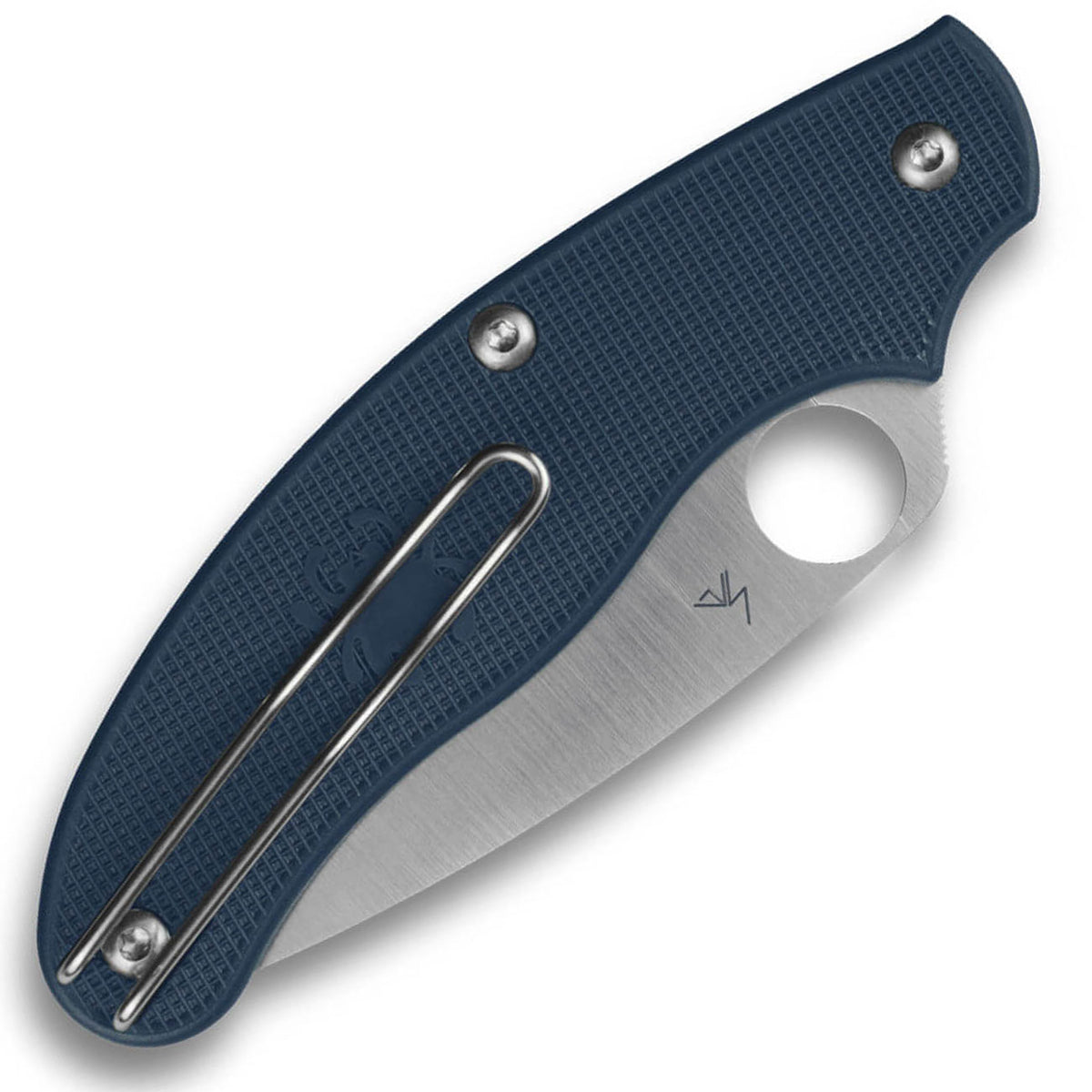 Spyderco UK Penknife Blue PlainEdge Taschenmesser – Detailansicht