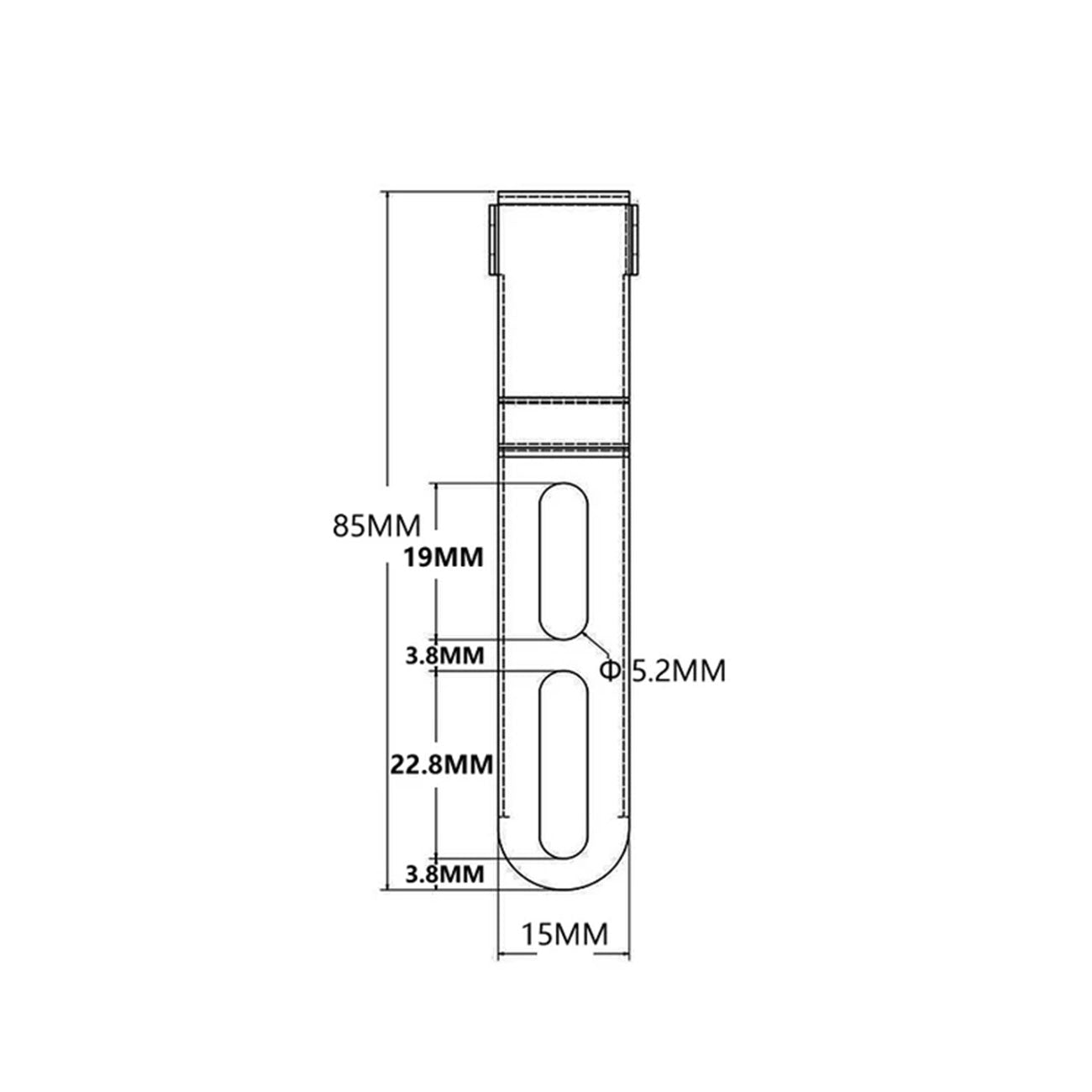 Ulticlip Ulticlip Slim 3.3 - 09UT006, Clip für Holster und Messerscheiden – Detailansicht