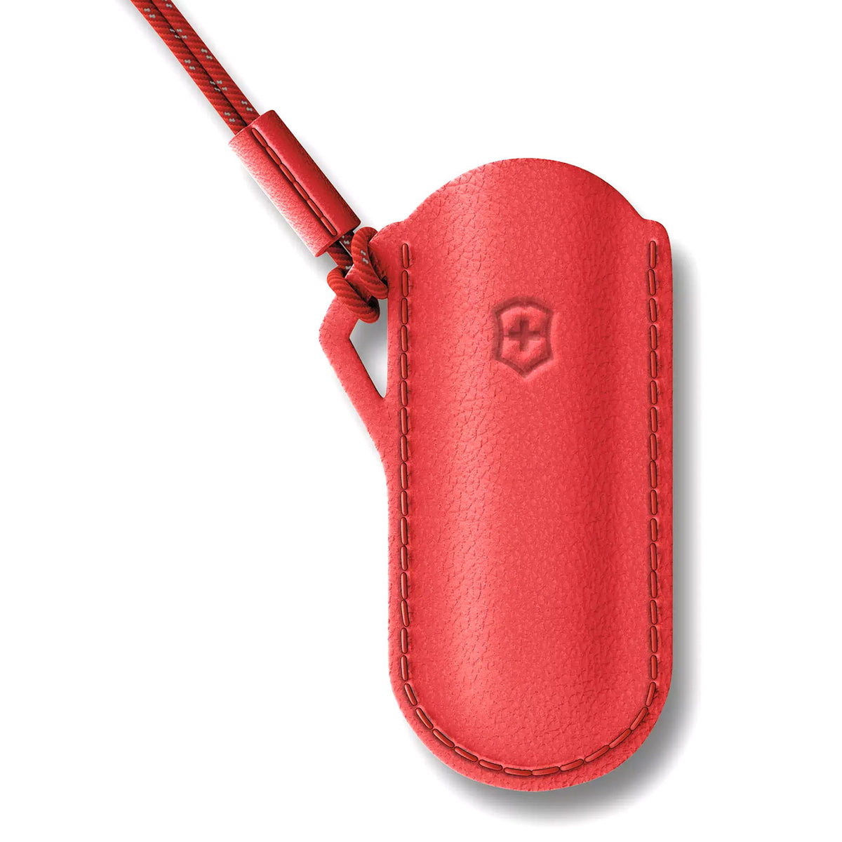 Victorinox Lederetui mit Kordel für Classic Taschenmesser in 5 Farben – Detailansicht