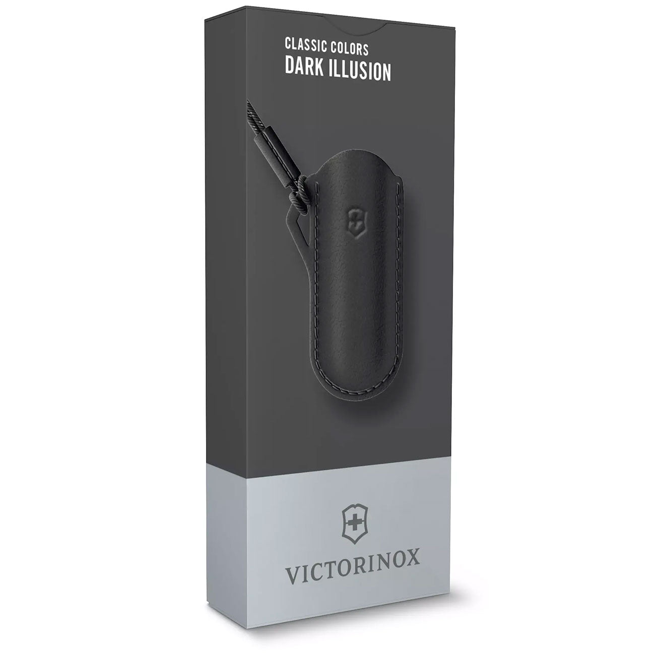 Victorinox Lederetui mit Kordel für Classic Taschenmesser in 5 Farben – Detailansicht