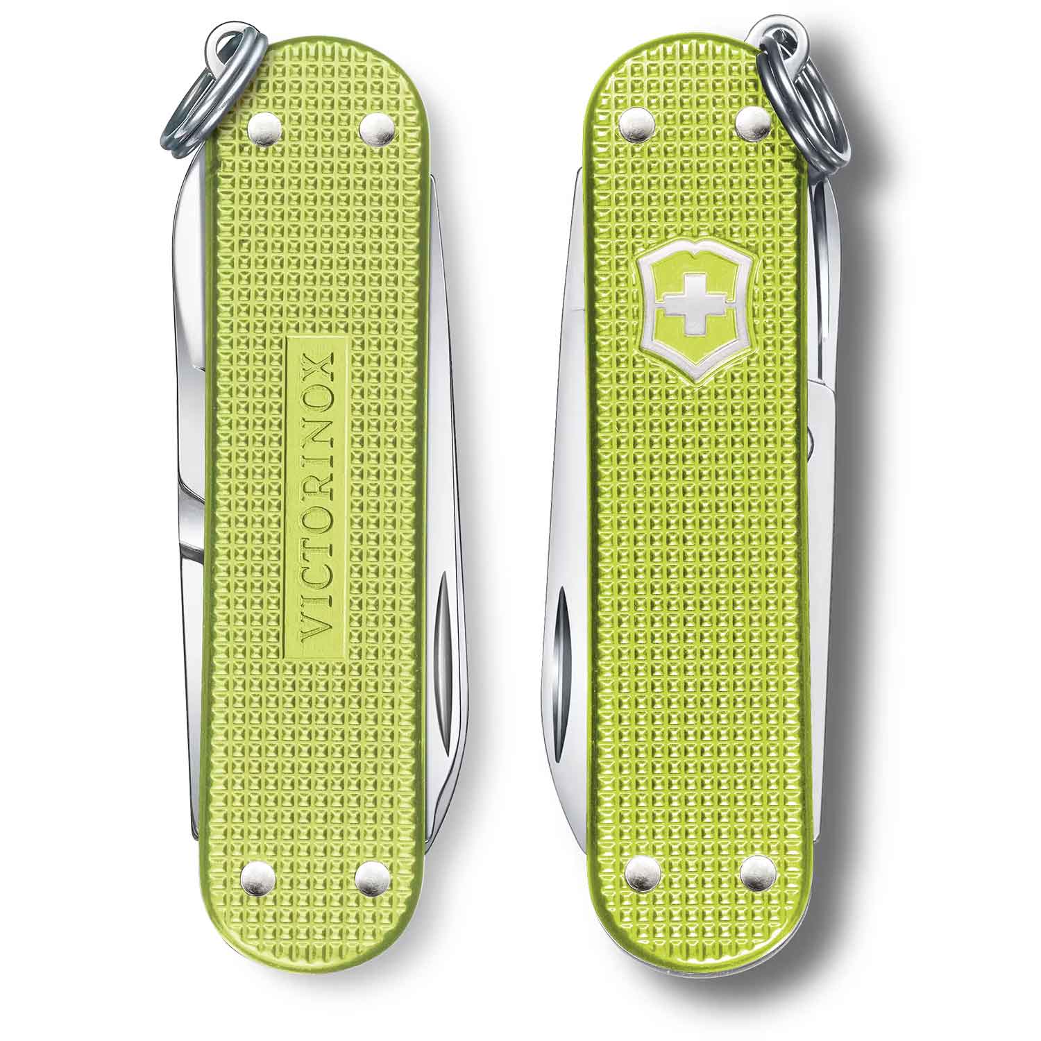 Victorinox Classic SD Alox Lime Twist Taschenmesser mit 5 Funktionen 0.6221.241G – Detailansicht