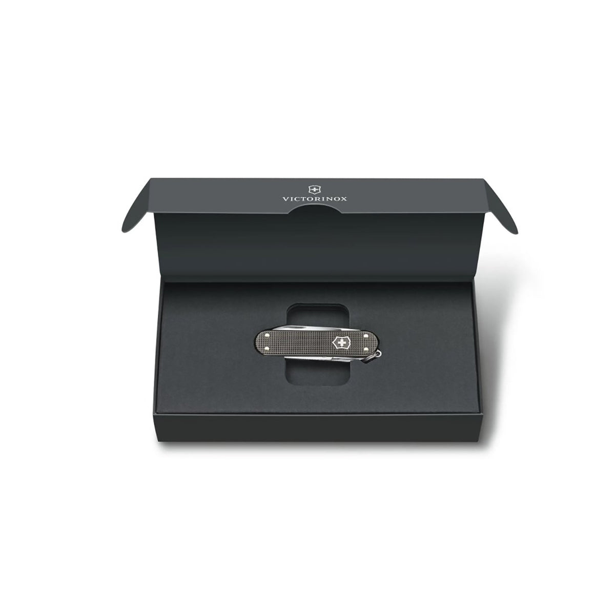 Victorinox Classic SD Alox Taschenmesser Limited Edition 2022 Thunder Gray – Farbvariante grau, Lieferumfang und Verpackung