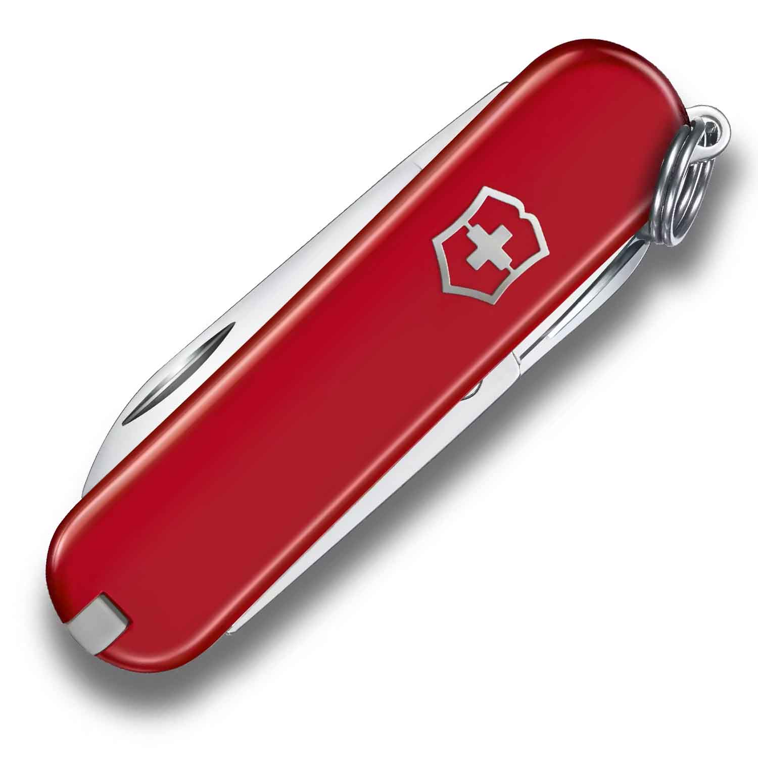 Victorinox Classic SD Colors – Taschenmesser mit 7 Funktionen (Style Icon Red) – Detailansicht