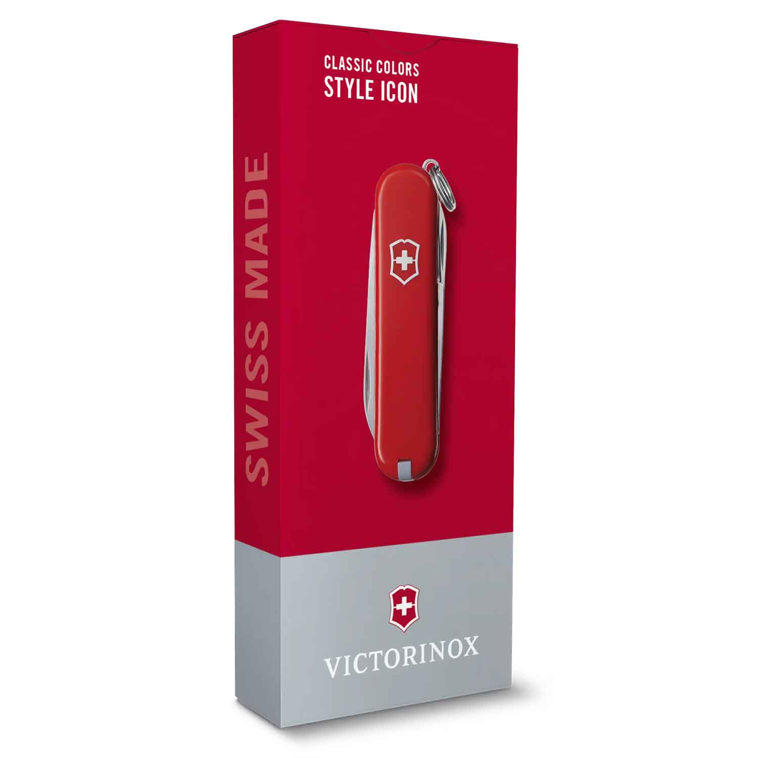 Victorinox Classic SD Colors – Taschenmesser mit 7 Funktionen (Style Icon Red) – Detailansicht