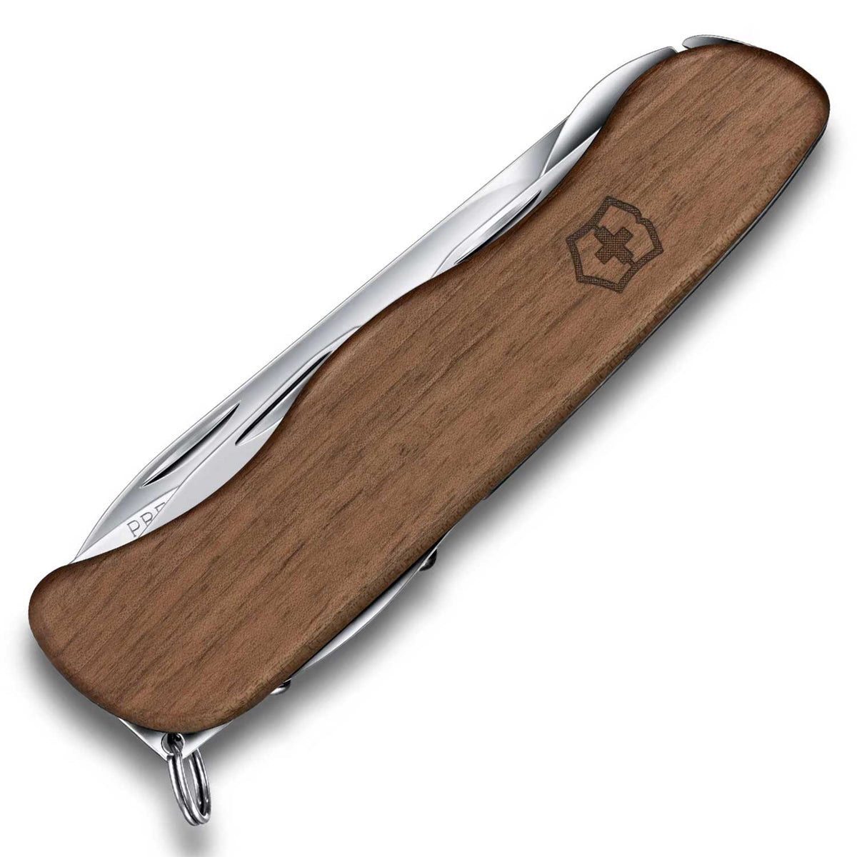 Victorinox Forester Wood – Taschenmesser mit Nussbaumholz und 10 Funktionen – Detailansicht