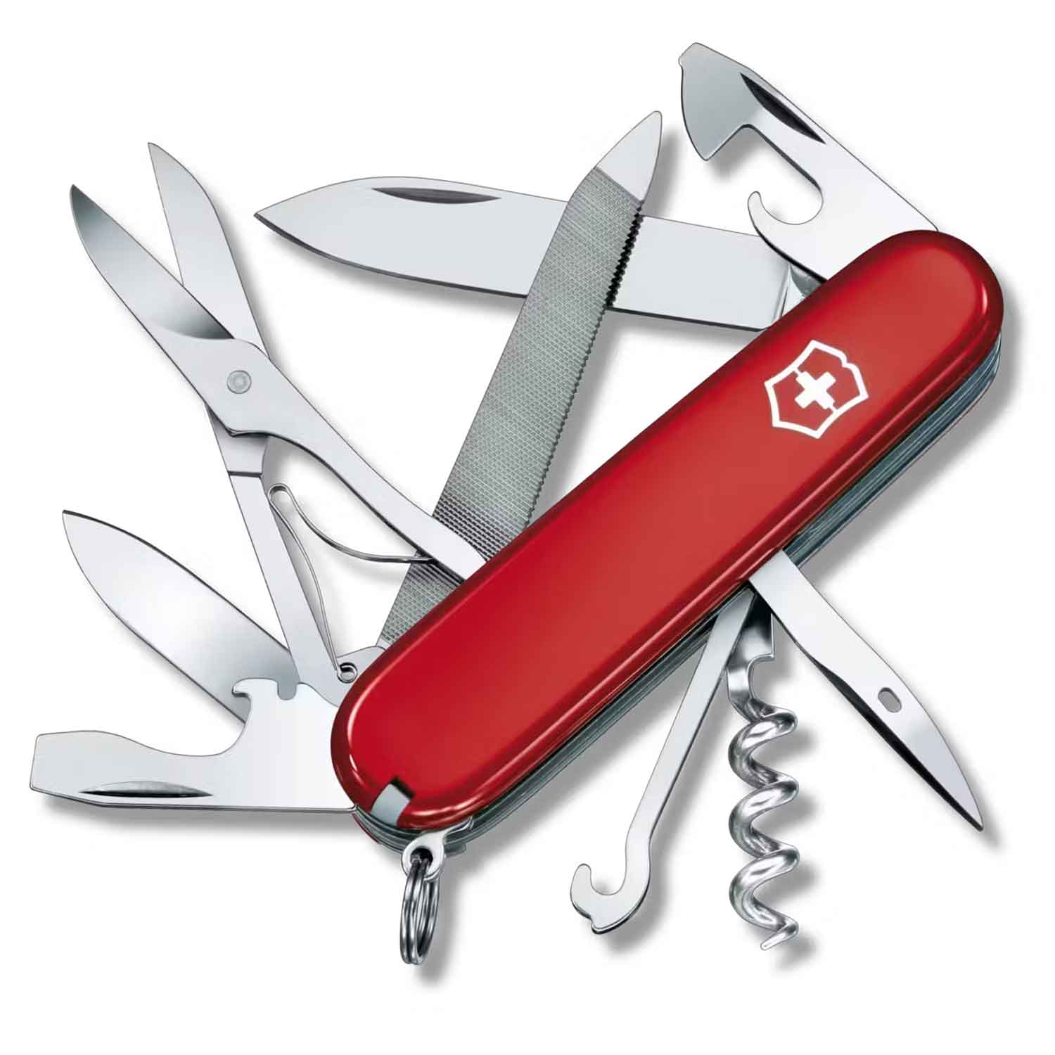Victorinox Mountaineer – Mittleres Taschenmesser mit 18 Funktionen (1.3743)