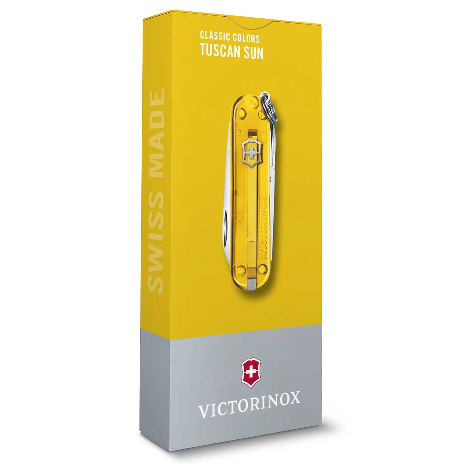 Victorinox Classic SD Taschenmesser 7 Funktionen Tuscan Sun Gelb 0.6223.T81G – Detailansicht