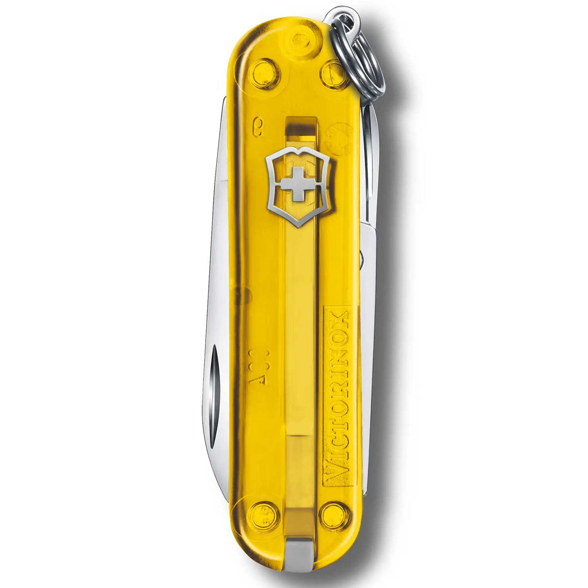 Victorinox Classic SD Taschenmesser 7 Funktionen Tuscan Sun Gelb 0.6223.T81G – Detailansicht