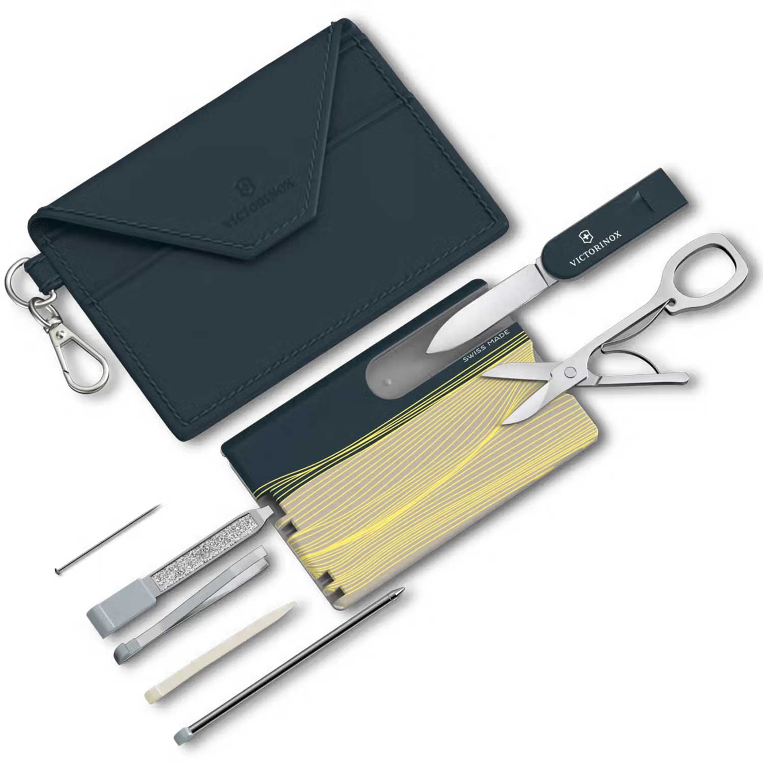 Victorinox SwissCard Classic New York Style – Multitool im Kreditkartenformat – Detailansicht