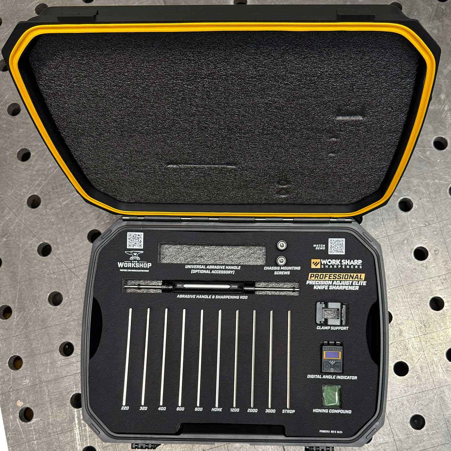 Work Sharp Professional Precision Adjust Elite Knife Sharpener – Manuelles Messerschärfsystem für Profis – Detailansicht