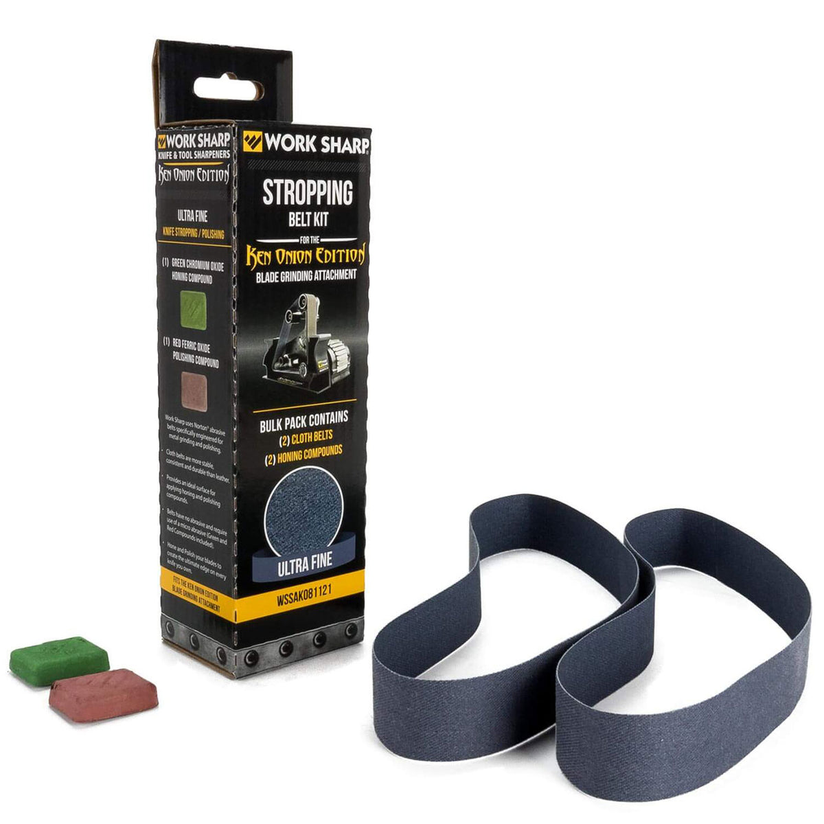 Work Sharp Blade Grinding Attachment Stropping Belt Kit - Feinschleif-Kit