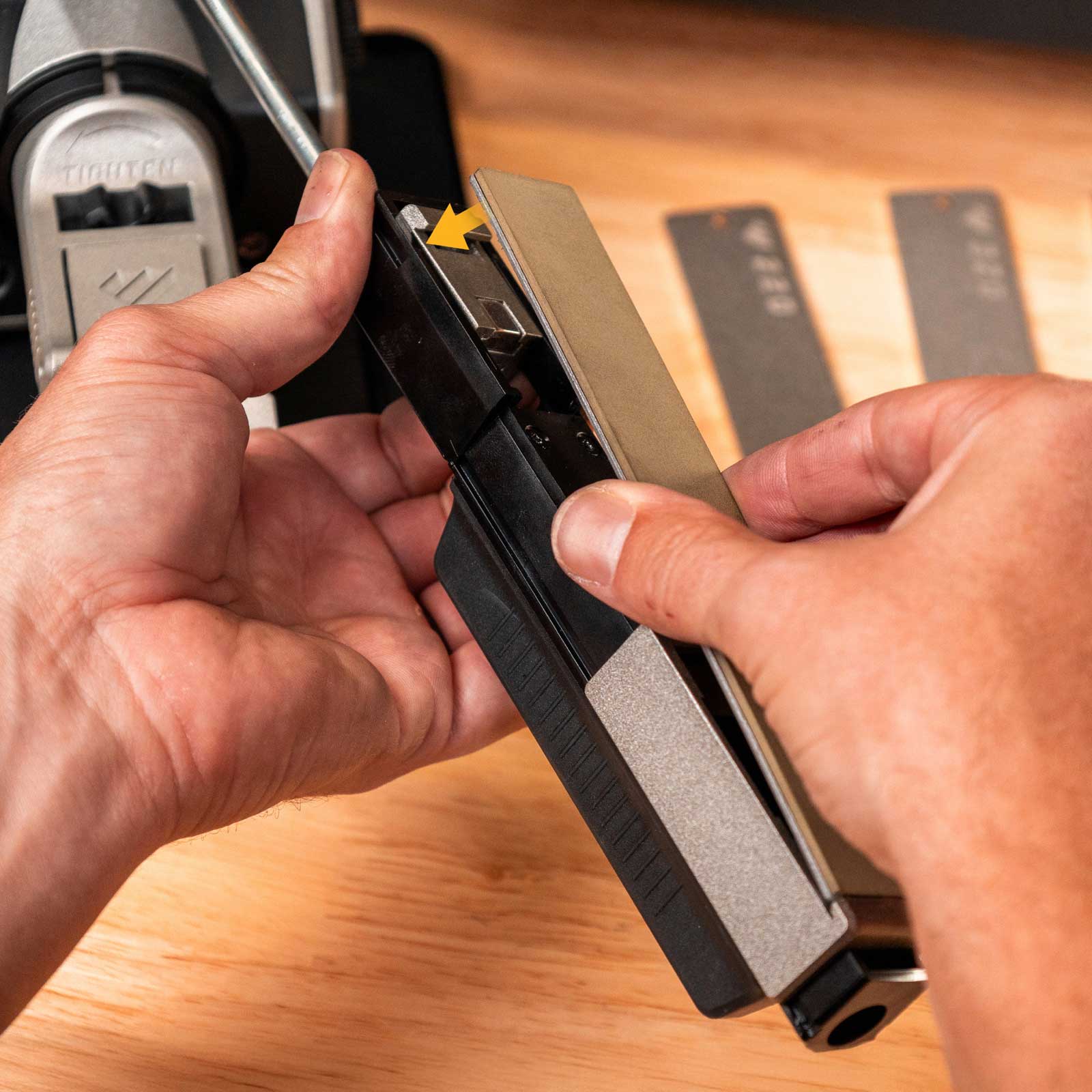 Work Sharp Professional Precision Adjust Elite – Messerschärfsystem mit digitaler Winkelanzeige