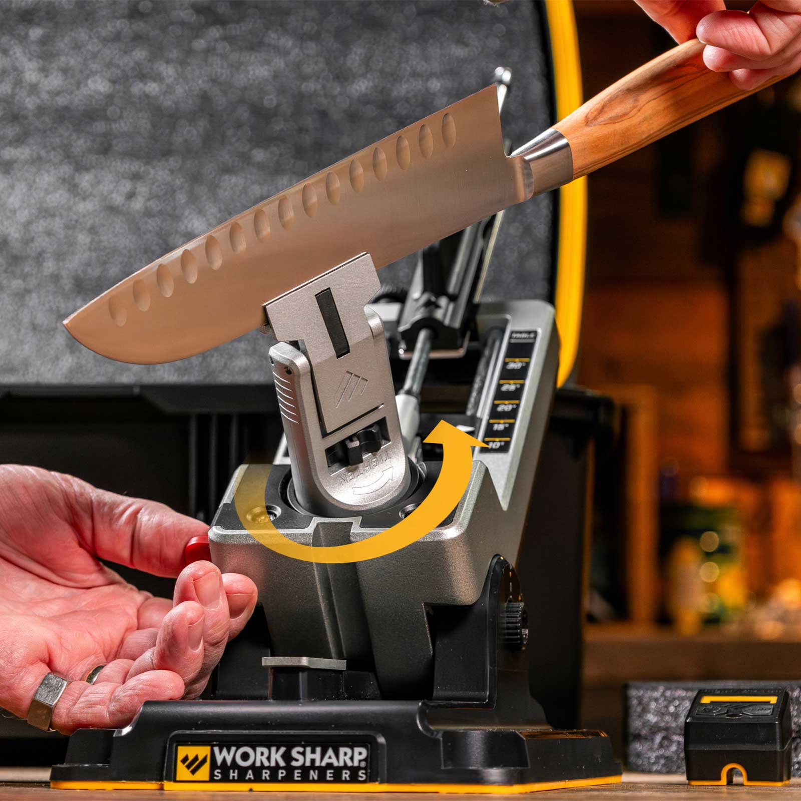 Work Sharp Professional Precision Adjust Elite – Messerschärfsystem mit digitaler Winkelanzeige