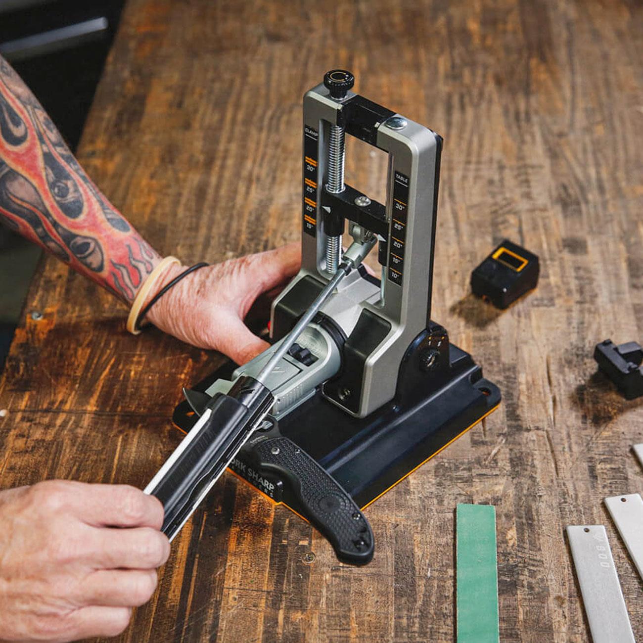 Work Sharp Professional Precision Adjust Knife Sharpener - manuelles Profi Messerschärfsystem – Detailansicht