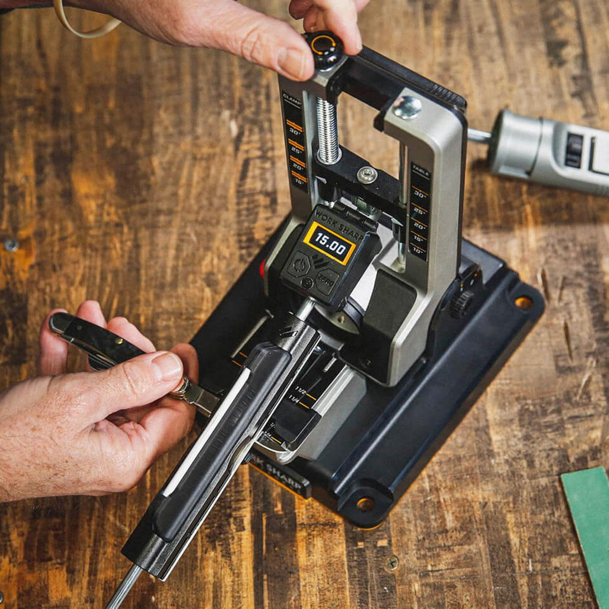 Work Sharp Professional Precision Adjust Knife Sharpener - manuelles Profi Messerschärfsystem – Detailansicht